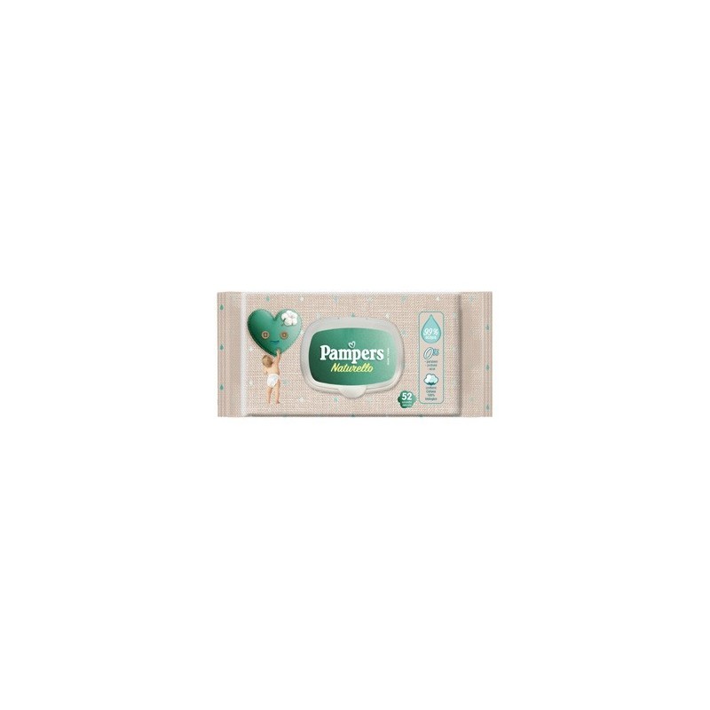 Fater Wipes Pampers Protezione Pura Naturello 52 Salviette