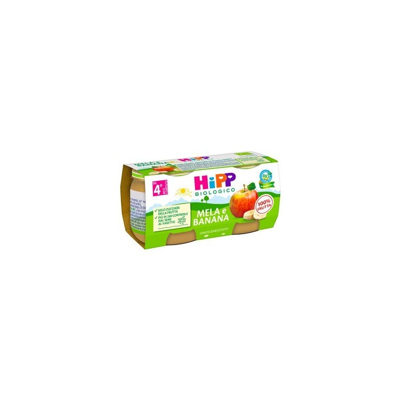 Hipp Italia Hipp Bio Omogeneizzato Mela/banana 2x80 G