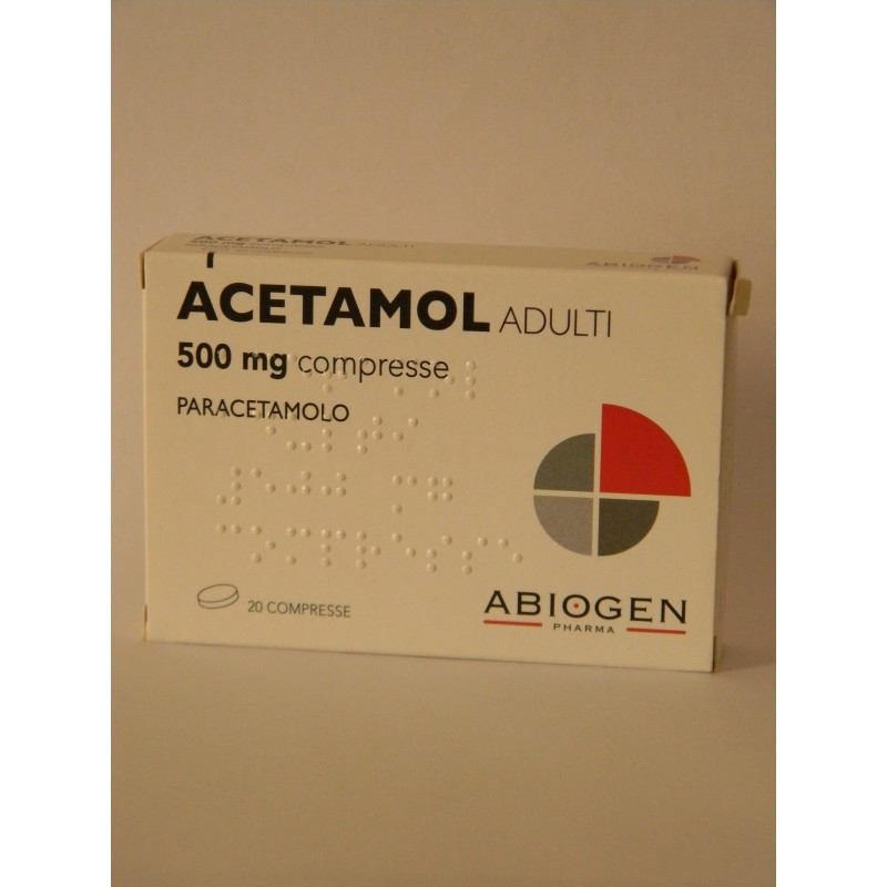 Abiogen Pharma Acetamol 300 Mg Granulato Effervescente Acetamol Adulti 500 Mg Compresse Paracetamolo