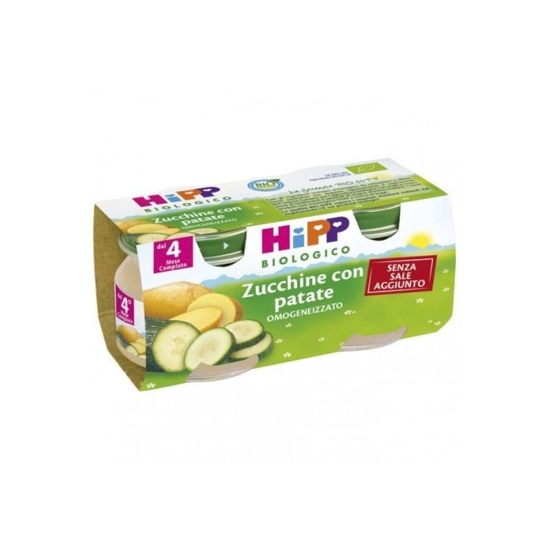 Hipp Italia Hipp Bio Hipp Bio Omogeneizzato Zucchine Con Patate 2x80 G