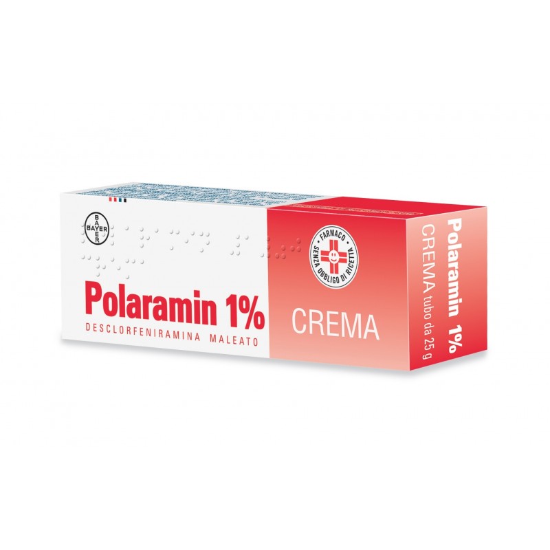 Polaramin 1% Crema Antistaminica per Prurito e Irritazioni tubo da 25 grammi