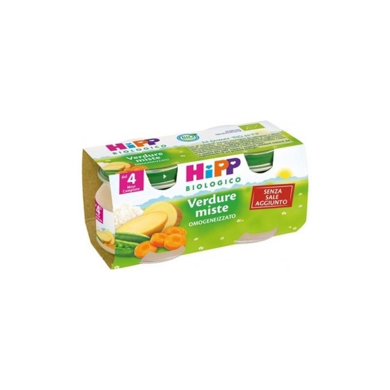 Hipp Italia Hipp Bio Hipp Bio Omogeneizzato Verdure Miste 2x80 G