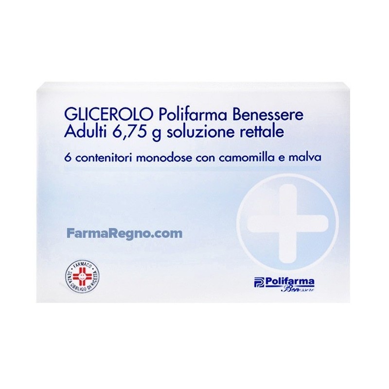 Glicerolo Polifarma Benessere “adulti 6,75 G Soluzione Rettale” Glicerolo