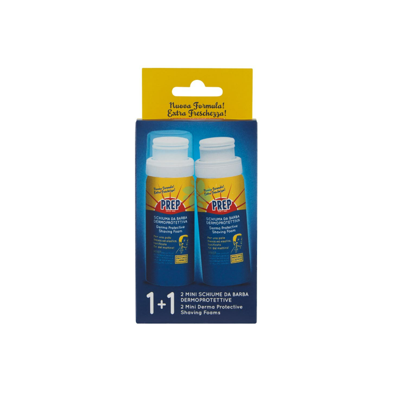 Coswell Prep Schiuma Barba Classica 2 Pezzi Da 50 Ml