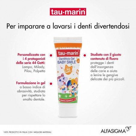 Alfasigma Tau Marin Dentifricio Baby Pinocchio 50 Ml