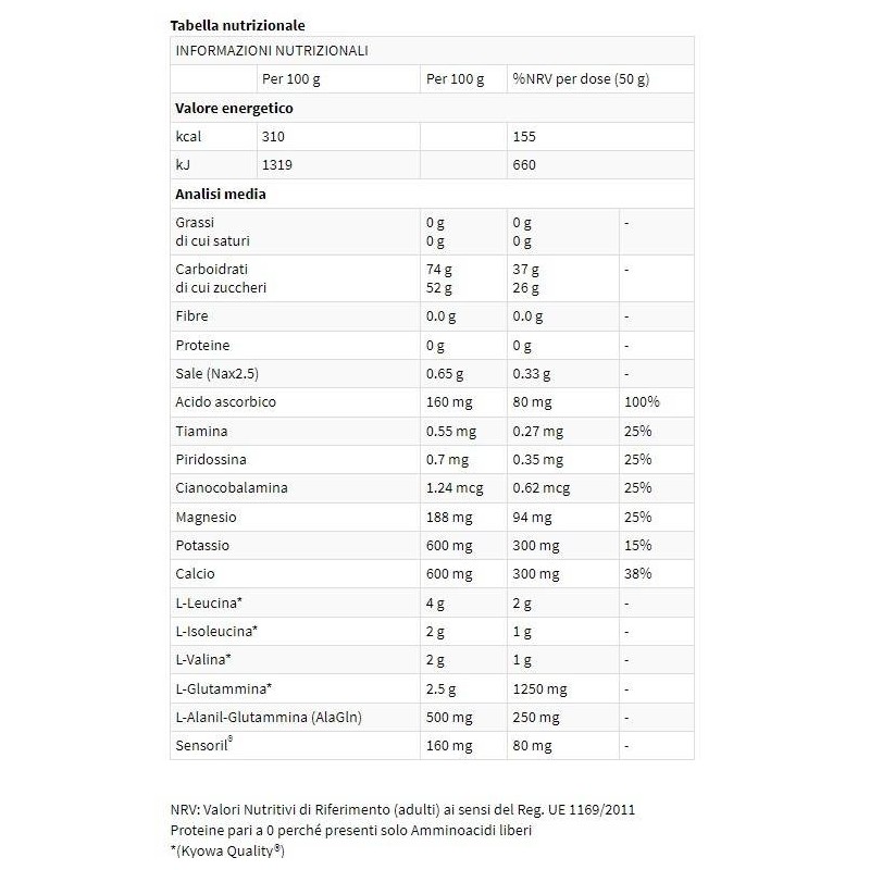 Es Italia Brand Ethicsport Ethicsport Recupero Extreme Bustina Monodose 50 G