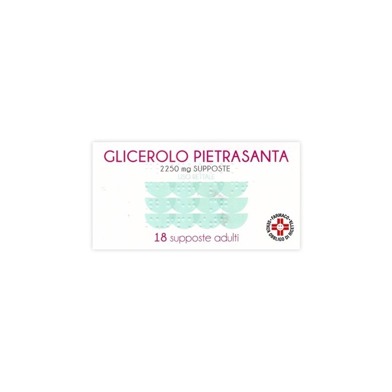 Pietrasanta Pharma Glicerolo Pietrasanta Adulti 2250 Mg Supposte