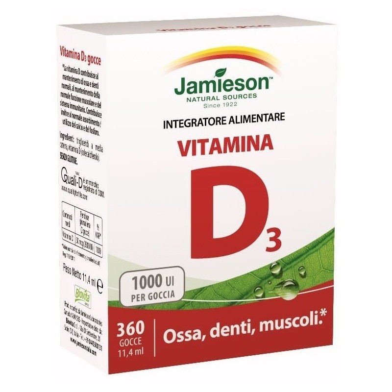 Biovita Jamieson Vitamina D Gocce 11,4 Ml