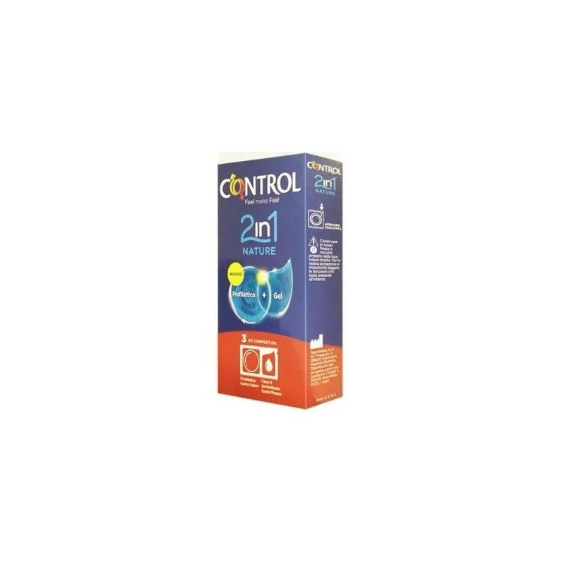 Artsana Control 2in1 Nature 2,0 + Nature Lube 3+ 3 Pezzi