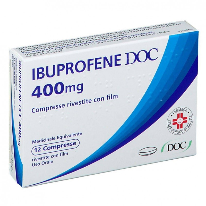 Doc Generici Ibuprofene Doc 400 Mg Compresse Rivestite Con Film Medicinale Equivalente
