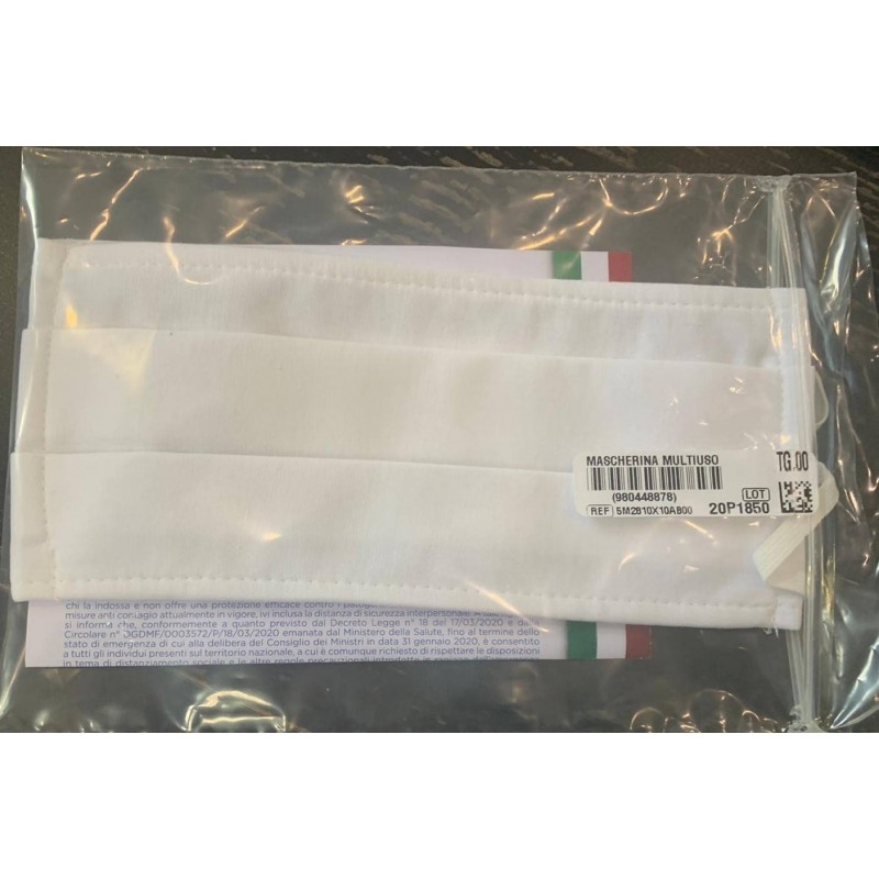 Dual Sanitaly Soc. Benefit Dualsan-10 Mascherina Multiuso 1 Pezzo