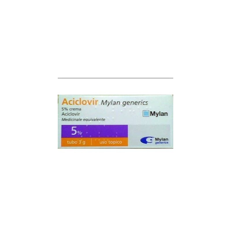 Aciclovir Mylan Generics 5% Crema Medicinale Equivalente