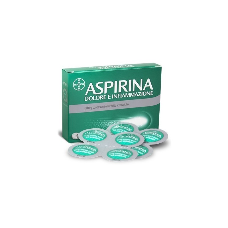 Aspirina Dolore e Infiammazione 500 mg 8 Compresse