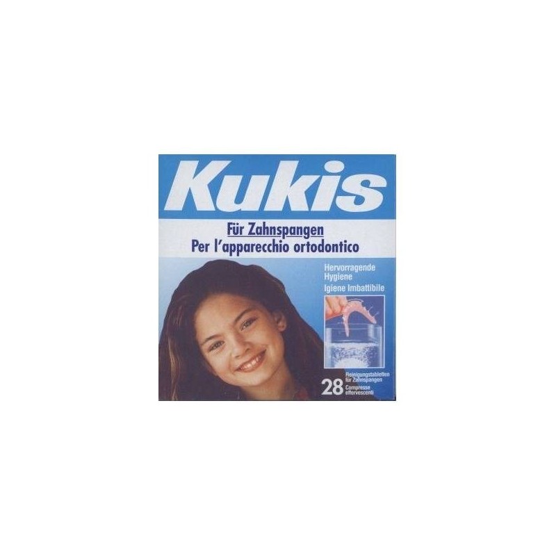 Procter & Gamble Kukis Cleanser 28 Compresse Per Pulizia Apparecchi Ortodontici