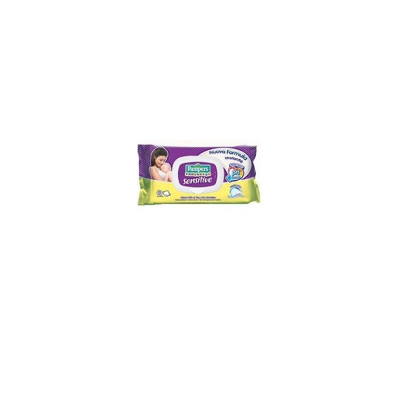 Fater Pampers Salviette Sensitive Aloe Ric 63 Pezzi