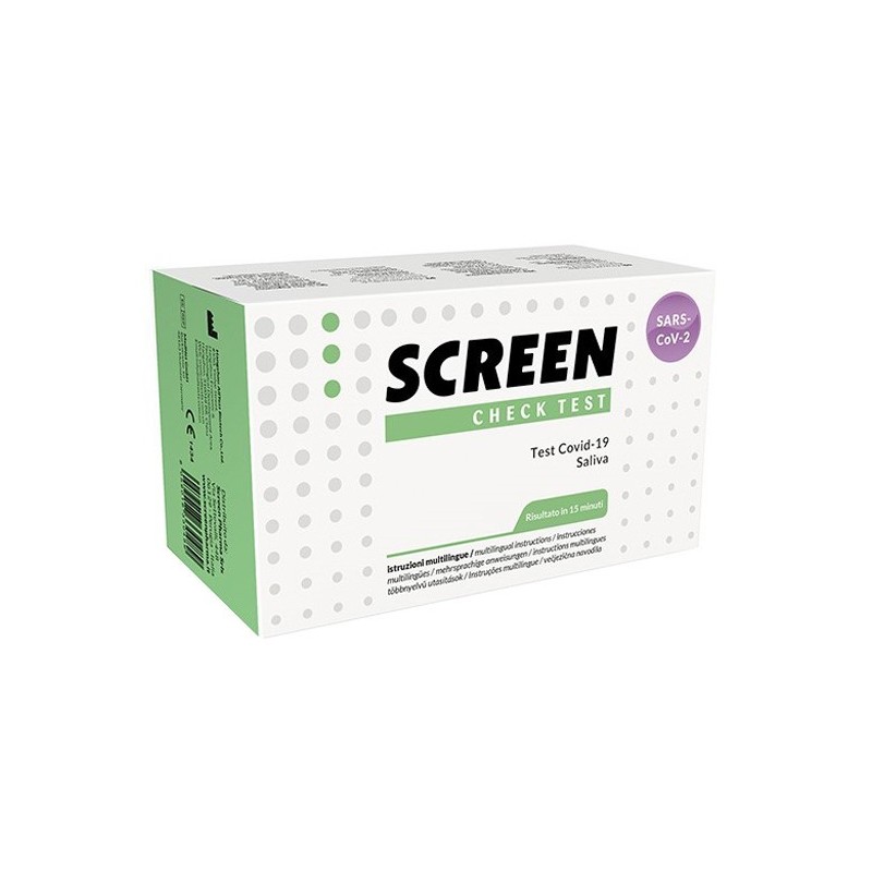 Screen Pharma S Test Antigenico Rapido Autodiagnostico Covid-19 Sars-cov-2 Campioni Salivari Selftest Covid Saliva Screen