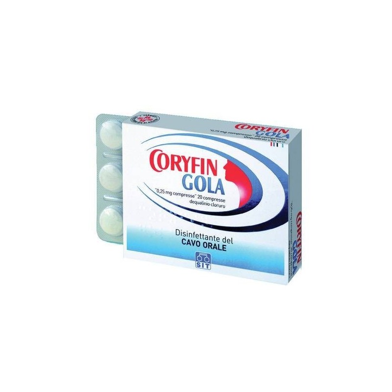Coryfin Gola 0,25 Mg Compresse Orodispersibili Dequalinio Cloruro