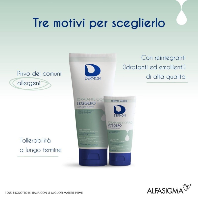 Alfasigma Dermon Idratante Corpo Leggero 100 Ml