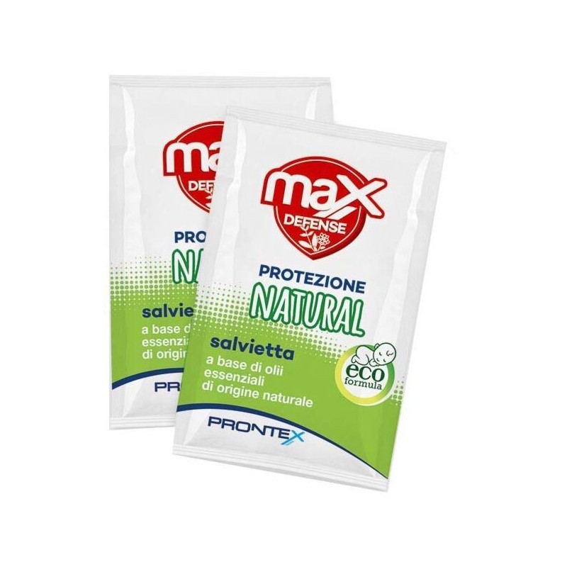 Safety Prontex Max Defense Salviettine Natural 6 Pezzi
