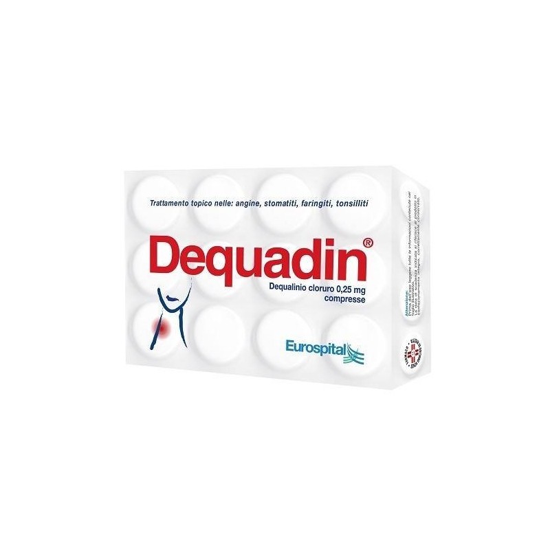 Eurospital Dequadin 0,25 Mg Compresse Dequalinio Cloruro