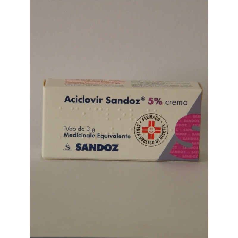 Aciclovir Sandoz 5% Crema Medicinale Equivalente