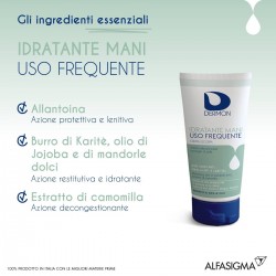 Alfasigma Dermon Idratante Mani Uso Quotidiano Crema Uso Frequente 100 Ml
