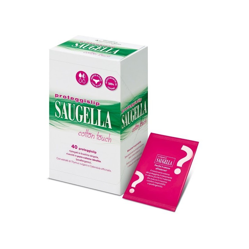 Meda Pharma Saugella Assorbenti Cotton Touch Proteggislip 40 Pezzi
