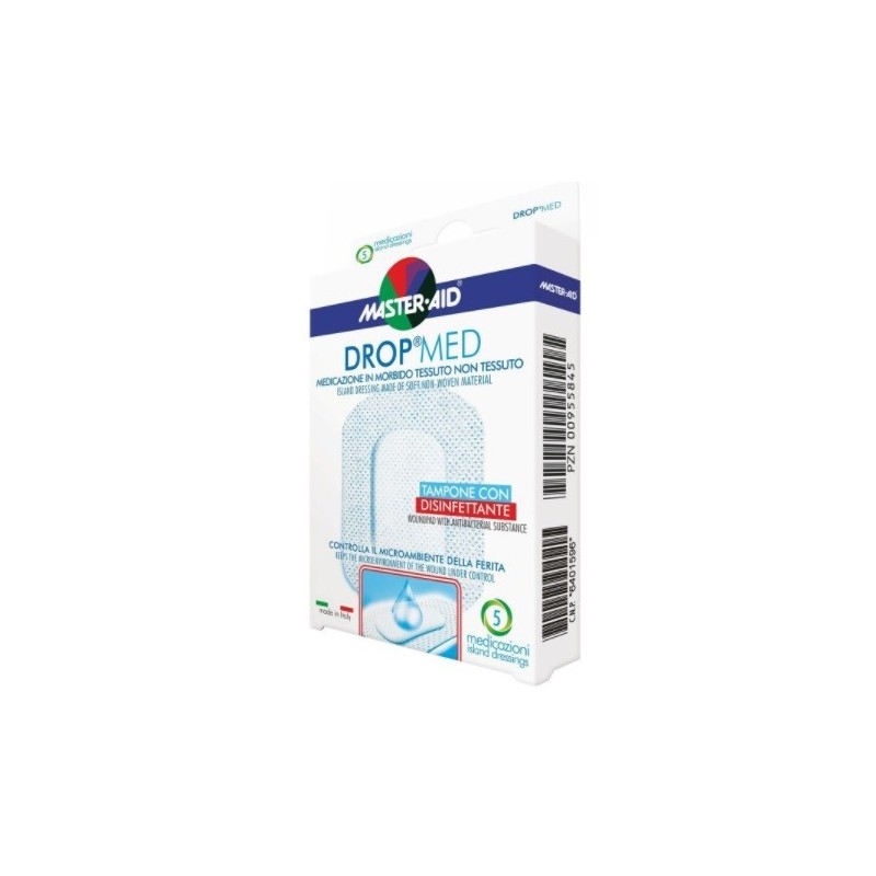 Pietrasanta Pharma Medicazione Master-aid Drop Med 10 X 10 Cm 5 Pezzi