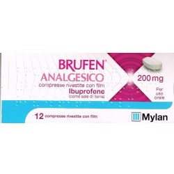 Brufen Analgesico 200 mg Ibuprofene 12 Compresse Rivestite Antidolorifico