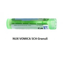 Boiron Nux Vomica 5 ch Granuli Tubo Multidose 80 Granuli per nausea e vomito