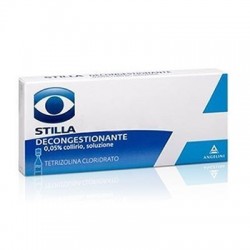 Stilla Decongestionante 50 mg/100 ml Tetrizolina Collirio 10 Flaconcini Monodose Angelini