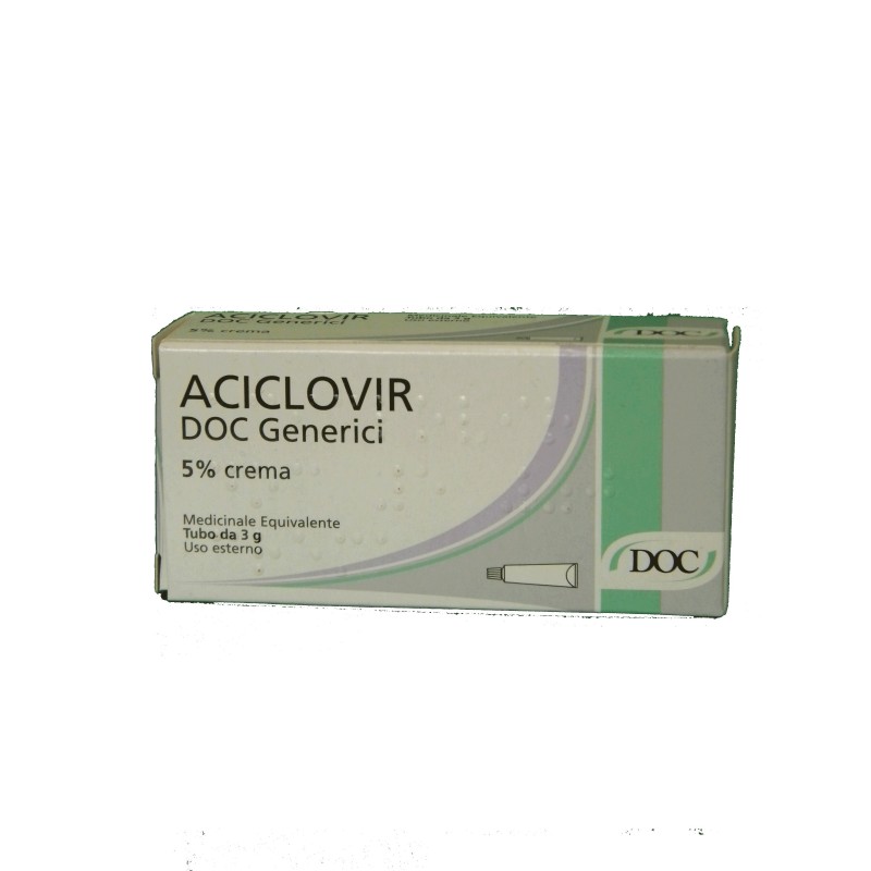 Aciclovir Doc Generici 5% Crema Medicinale Equivalente