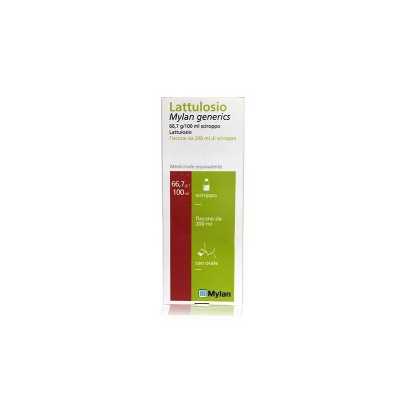 Lattulosio Mylan Generics 66,7 G/100 Ml Sciroppo Medicinale Equivalente