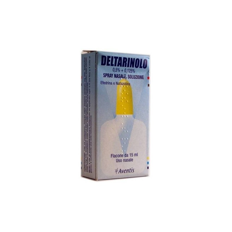 Vemedia Manufacturing B. V. Deltarinolo 5 Mg/ml + 1,25 Mg/ml Spray Nasale, Soluzione Efedrina E Nafazolina