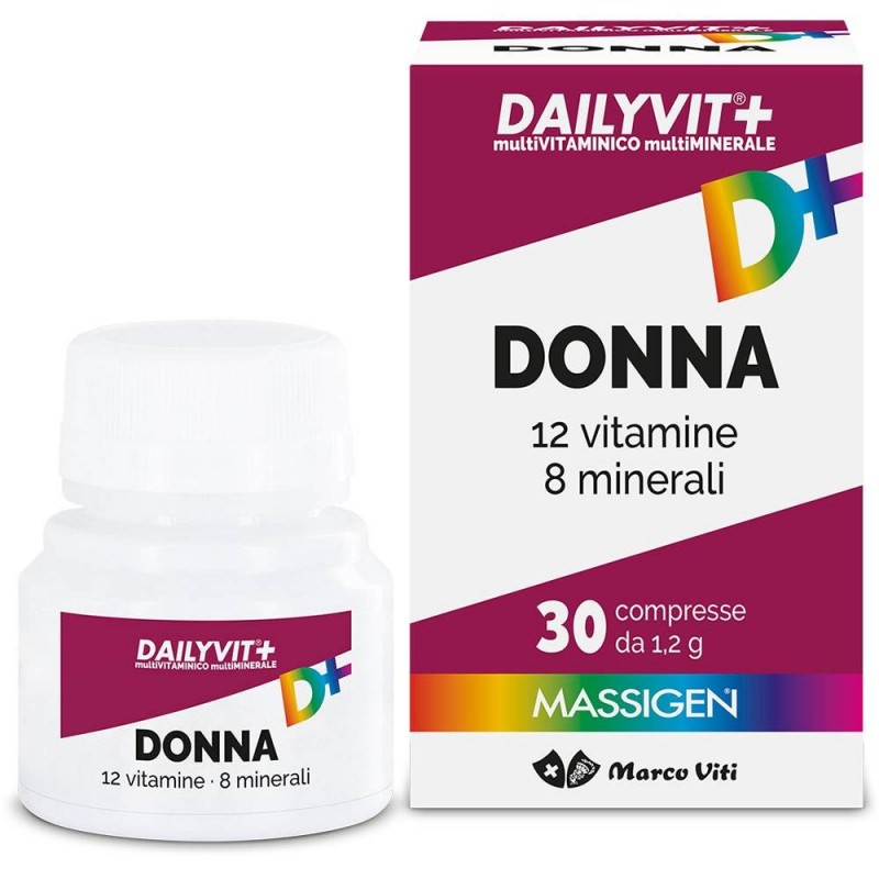 Marco Viti Farmaceutici Dailyvit+ Donna Multivitaminico E Multiminerale 30 Compresse Rivestite