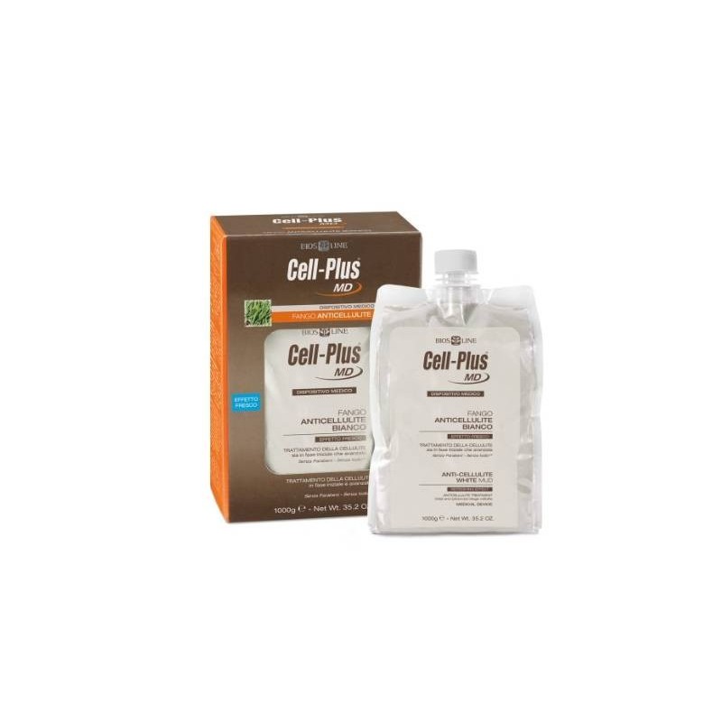 Bios Line Cell Plus Md Fango Bianco Anticellulite Effetto Fresco 1 Kg