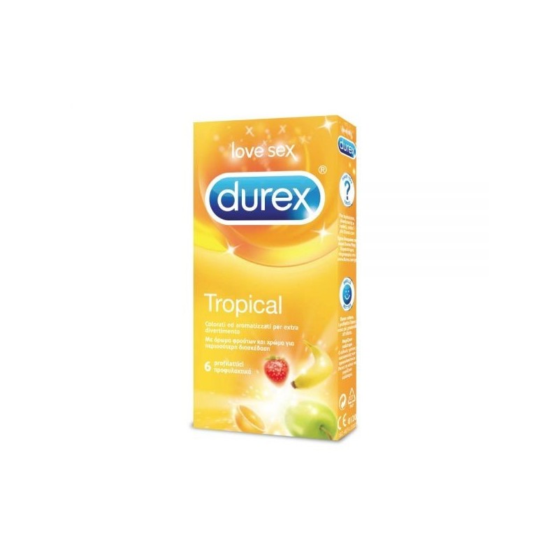 Reckitt Benckiser H. Profilattico Durex Tropical Easy On 6 Pezzi