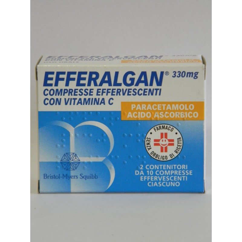 Upsa Italy Efferalgan 330 Mg Compresse Effervescenti Con Vitamina C Paracetamolo/acido Ascorbico