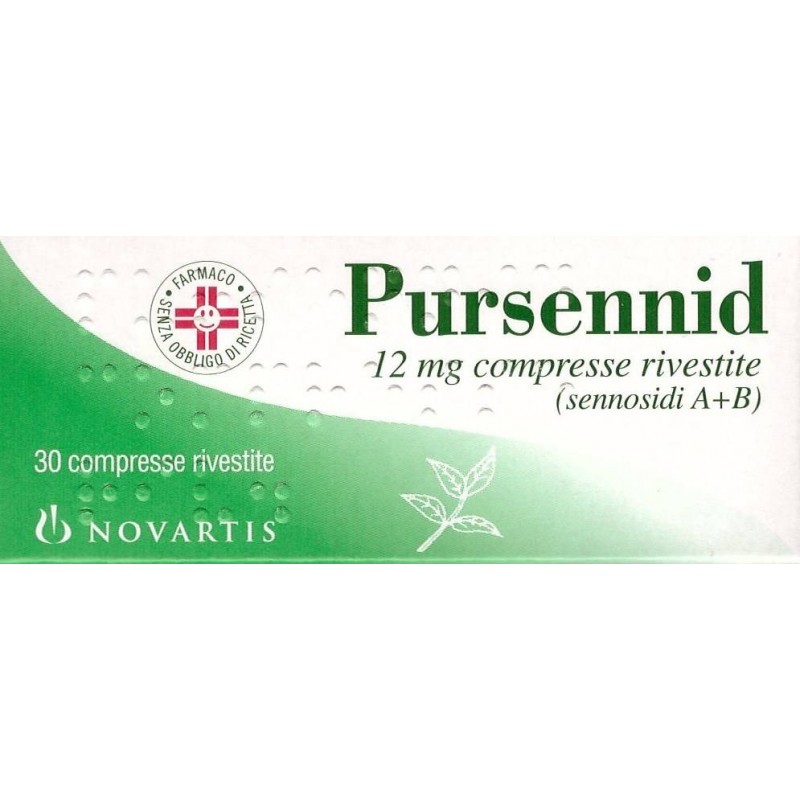 Pursennid 40 Compresse Farmaco Lassativo con Sennosidi A+B 40 Compresse