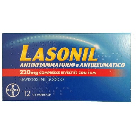 Bayer Lasonil Antinfiammatorio E Antireumatico 220 Mg Compresse Rivestite Con Film Naprossene Sodico