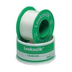 Essity Italy Cerotto In Rocchetto Leukosilk Ipoallergenico Bianco 5x500 Cm