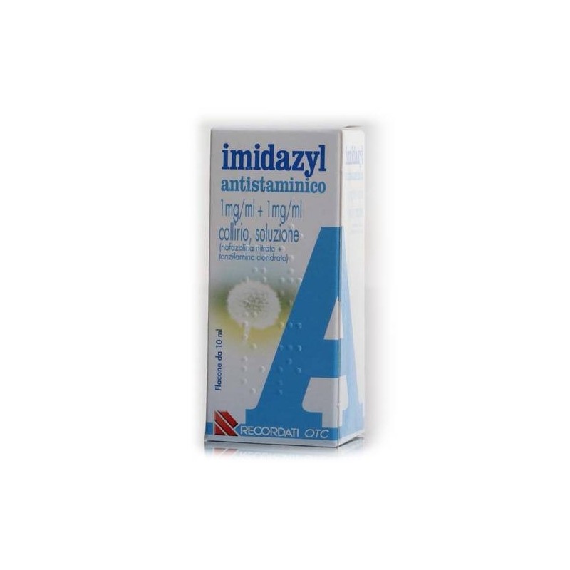 Imidazyl Antistaminico Collirio Confezione da 10 ml per Allergie oculari