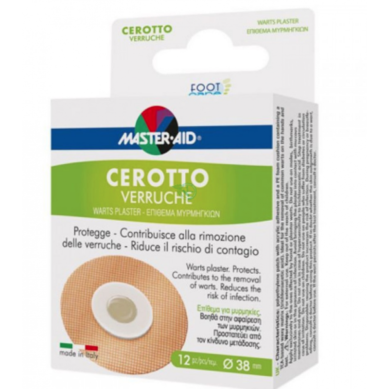 Pietrasanta Pharma Cerotto Verruche Master-aid Footcare Piedi/mani 16 Pezzi E4