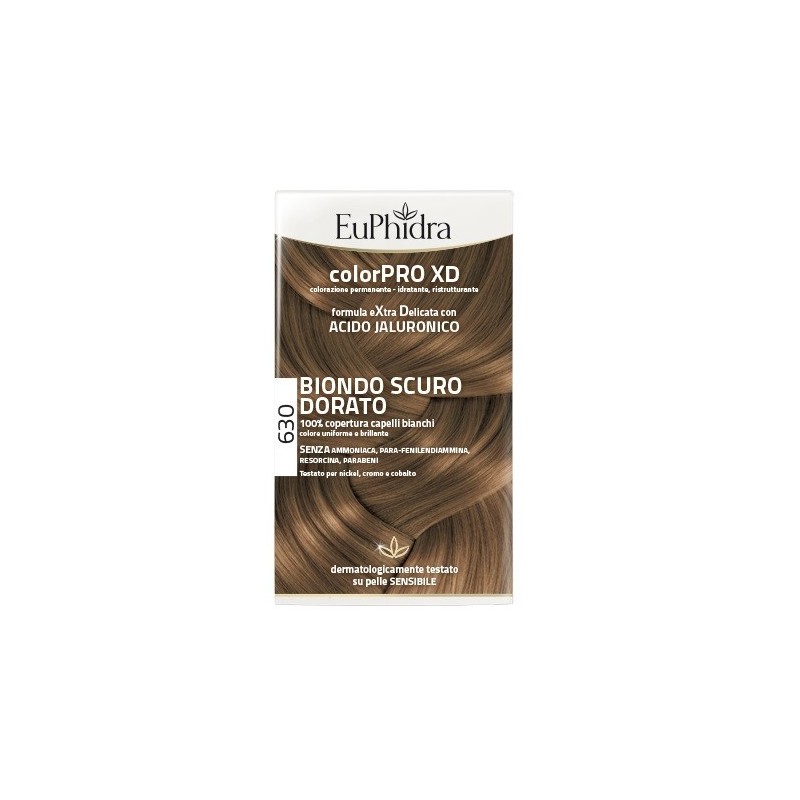 Colorpro XD 630 Biondo Scuro Dorato Tinta per Capelli Euphidra